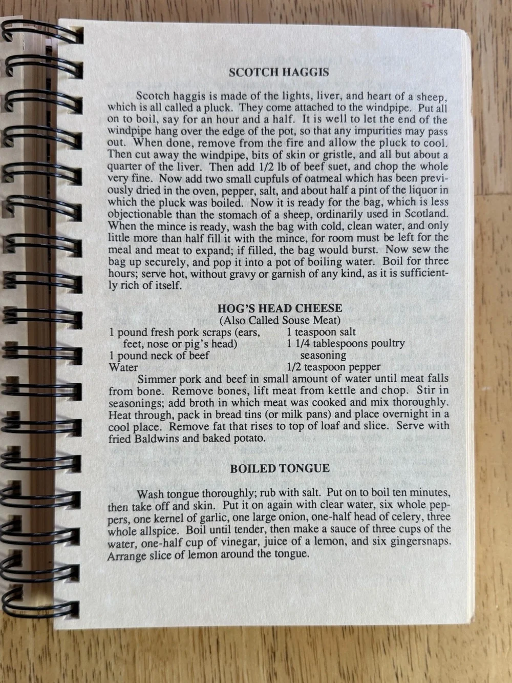 Vintage Pioneer Cookbook 1889 Paso Robles Homestead Recipes Spiral